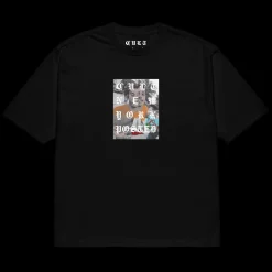 Outlet CULT CREW Cult x Silent "Posted Cover" Heavyweight Tee / black