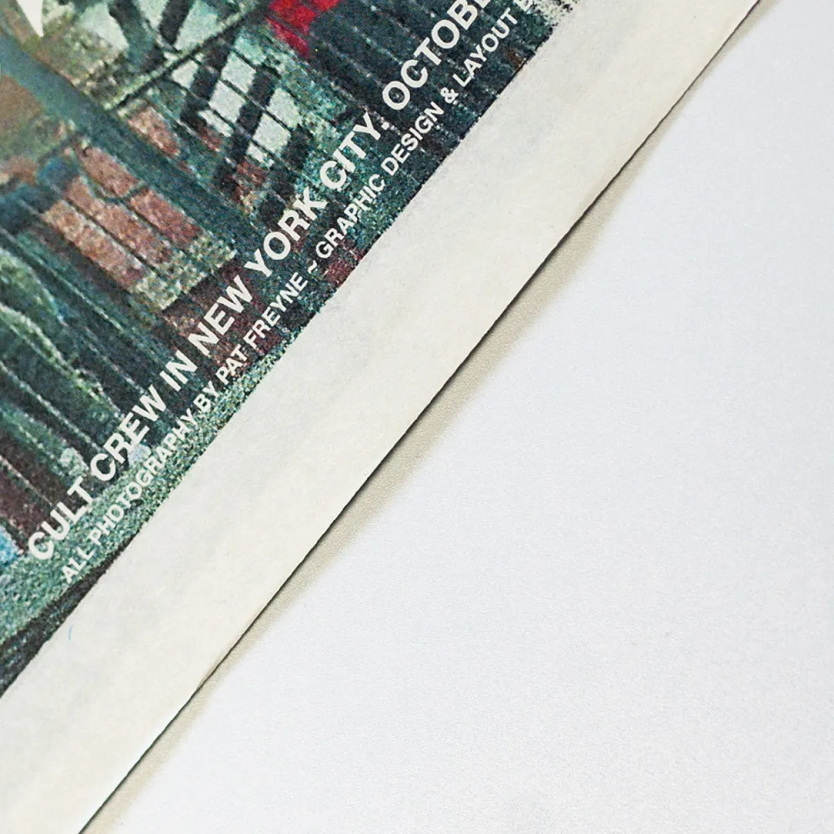 Hot CULT CREW Cult x Silent "Posted" Newspaper