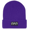 Online CULT CREW Witness Beanie / ribbed purps